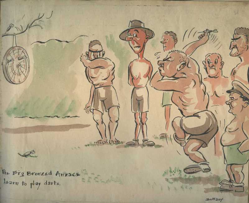 The Big Bronzed Anzacs Learn To Play Darts